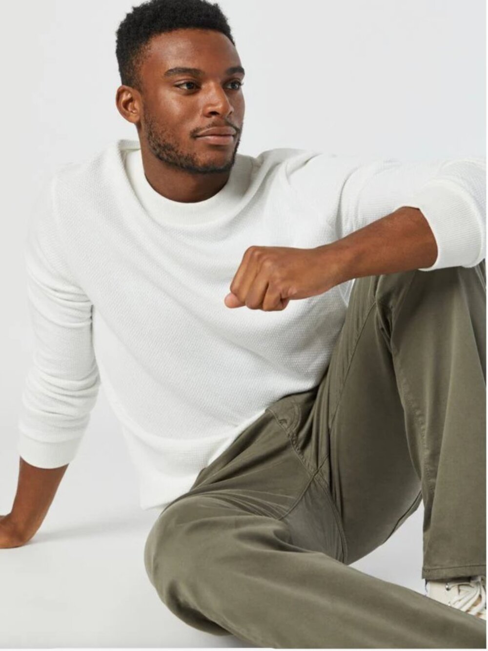 Mavi - straight-leg - Dusty Olive Twill